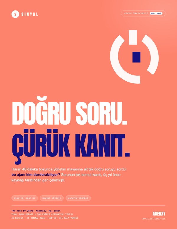 No. 005 video incelemesi için üretilen kapak