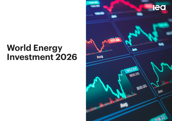 International Energy Agency World Energy Investment 2026 raporunun kapağı