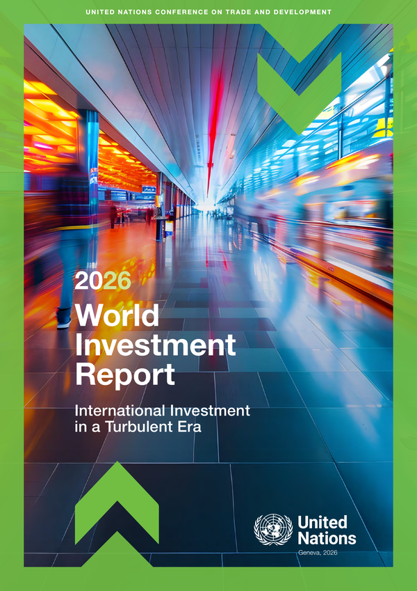 UNCTAD World Investment Report 2026 raporunun kapağı